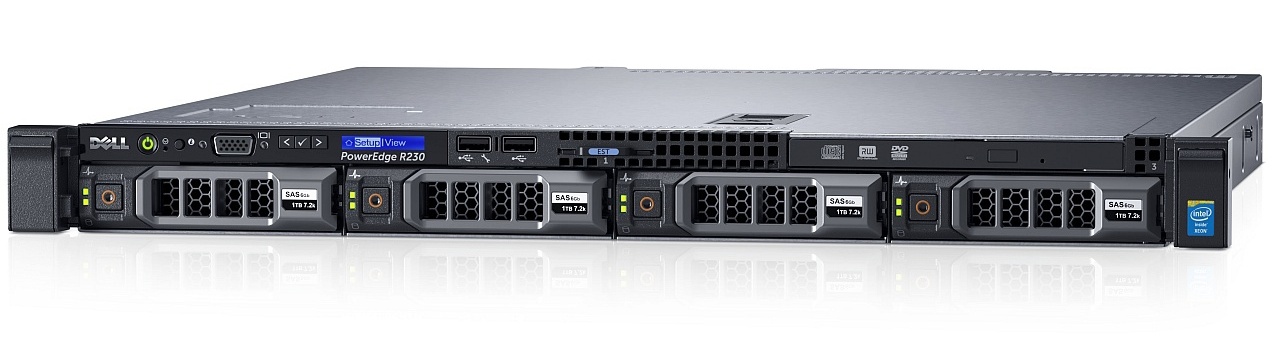 Máy Chủ Dell EMC PowerEdge R230 E3-1220V6 - 3.0GHz 